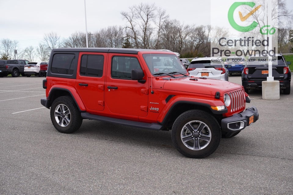 Used 2018 Jeep All-New Wrangler Unlimited Sahara with VIN 1C4HJXEN6JW226040 for sale in New Prague, Minnesota