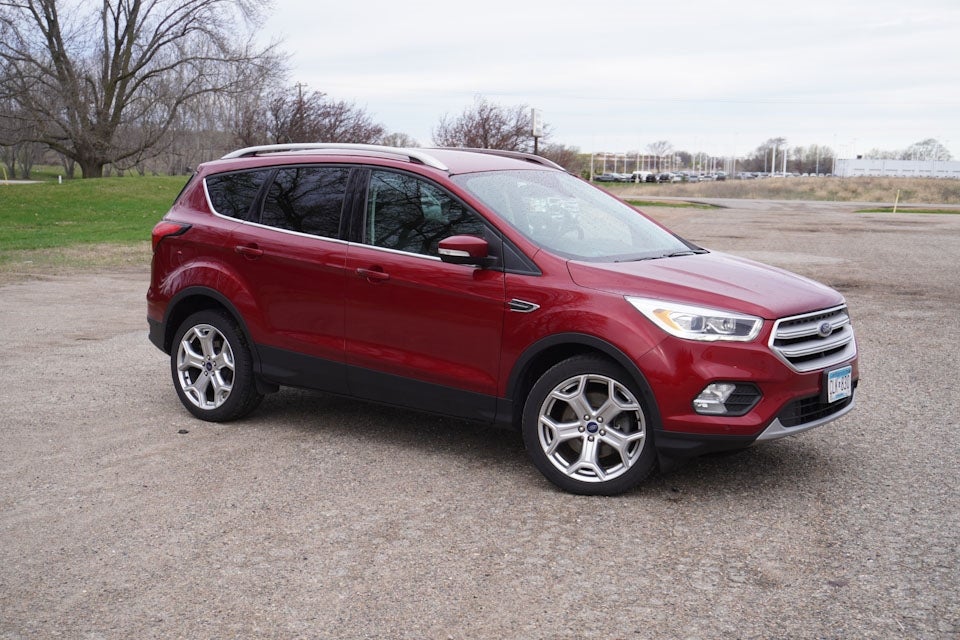 Used 2019 Ford Escape Titanium with VIN 1FMCU9J97KUA19980 for sale in New Prague, Minnesota