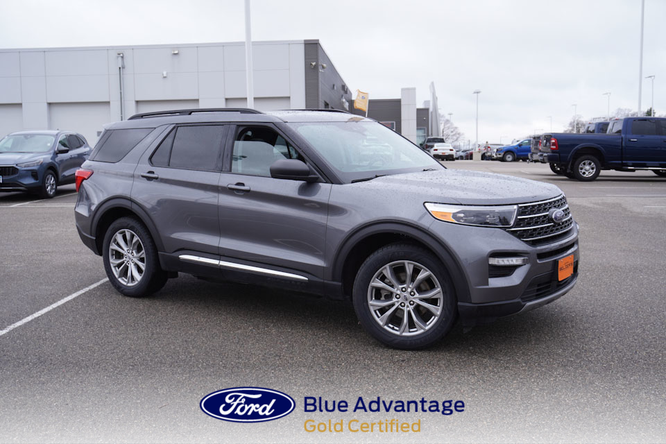 Used 2021 Ford Explorer XLT with VIN 1FMSK8DH7MGA29540 for sale in New Prague, Minnesota