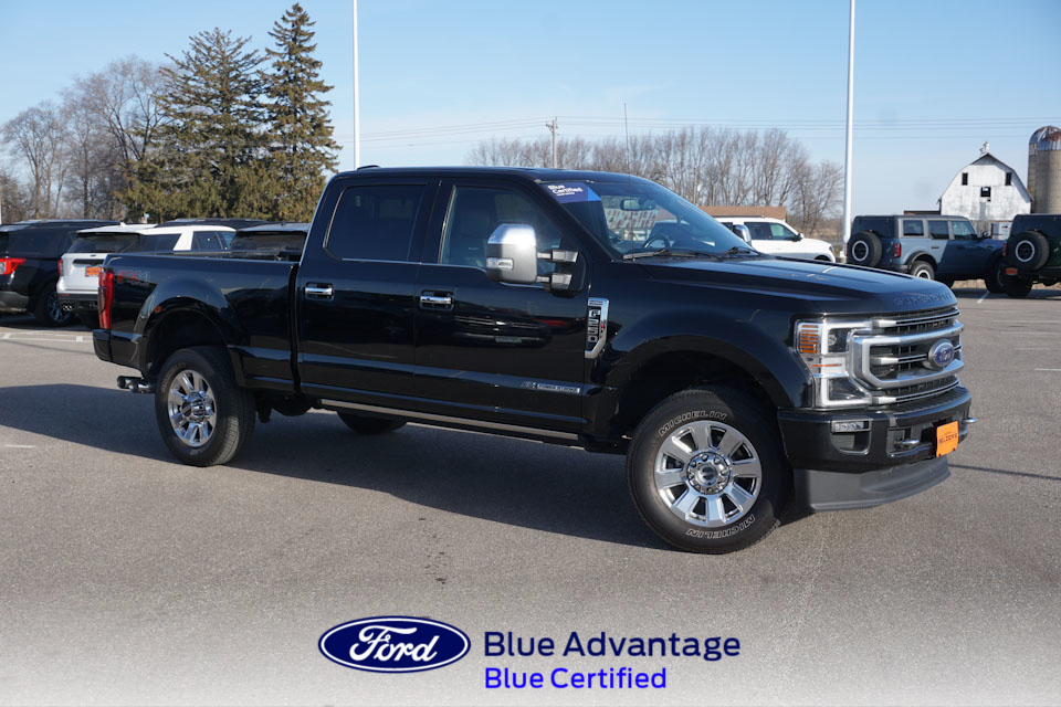 Used 2021 Ford F-250 Super Duty Platinum with VIN 1FT8W2BT1MEC48433 for sale in New Prague, Minnesota